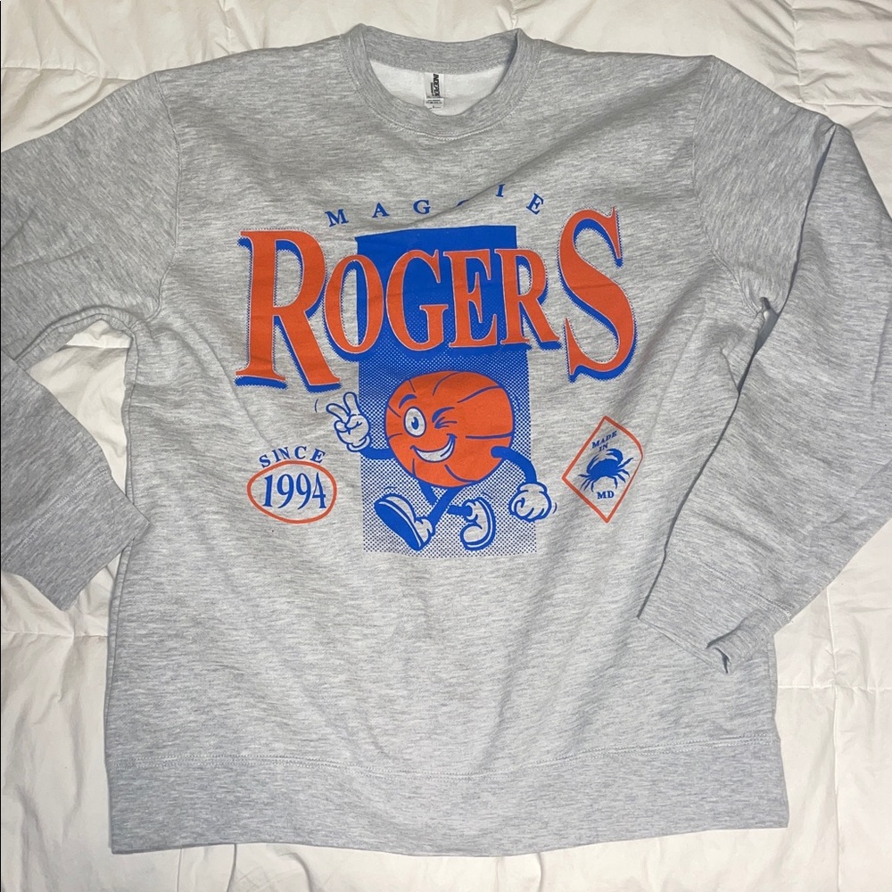 Gray Maggie Rogers All-Star Sweatshirt